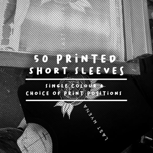 50 Short Sleeve T-shirt Deal with Add-Ons