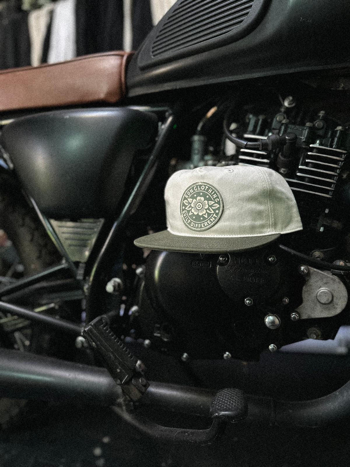 ORGANIC NATURE OLIVE CAP | BUILT DIFFERENT