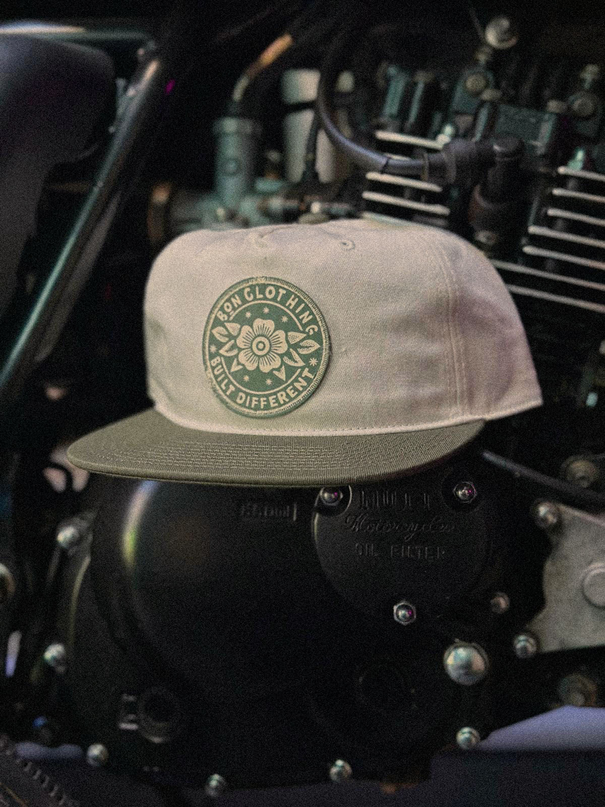 ORGANIC NATURE OLIVE CAP | BUILT DIFFERENT